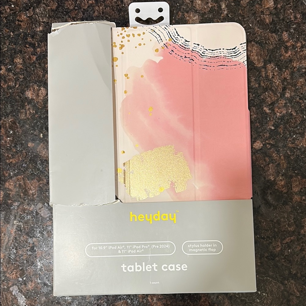 Heyday Pink and Gold Tablet Case